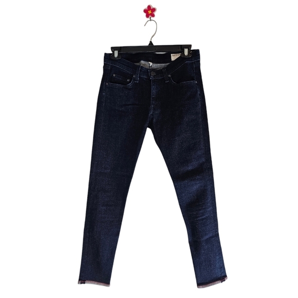 Rag & Bone Capri Ankle Dark Blue Jeans 27 Preowned‎ - Picture 1 of 9